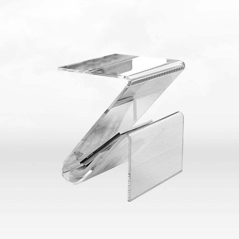 Nordic Acrylic Z-Shape Storage End Table