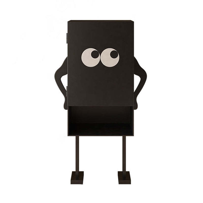 Robot Iron Nightstand 2-Cabinet