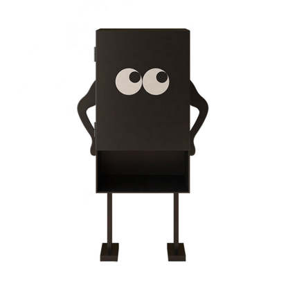 Robot Iron Nightstand 2-Cabinet