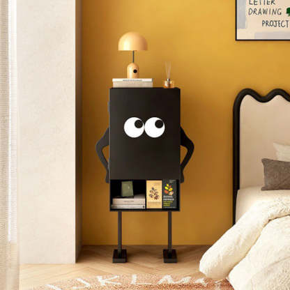 Robot Iron Nightstand 2-Cabinet
