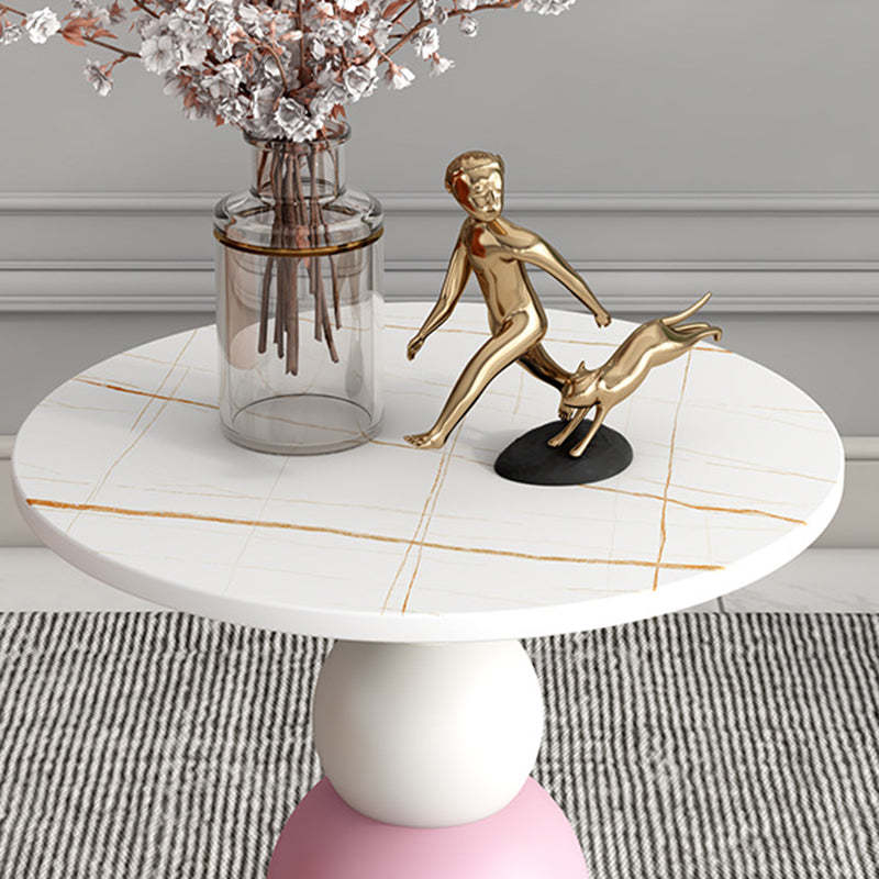 Scandinavian Sintered Stone Coffee Table — Black Table Top + Black Base