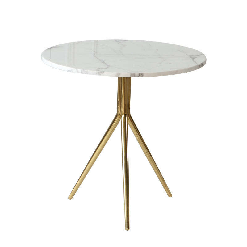 Nordic Marble Steel Tripod End Table