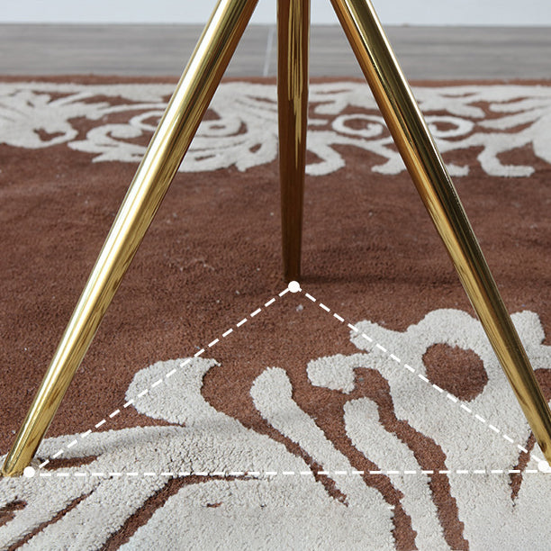 Nordic Marble Steel Tripod End Table