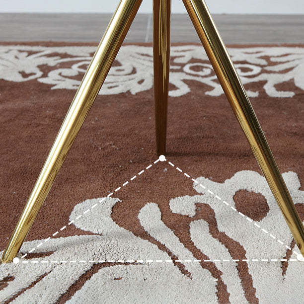 Nordic Marble Steel Tripod End Table