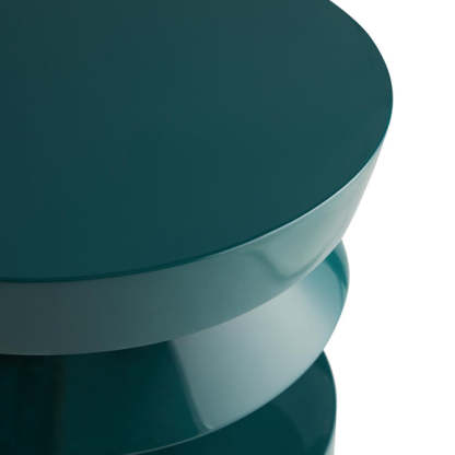 Scandinavian Geometric Cylinder Coffee Table