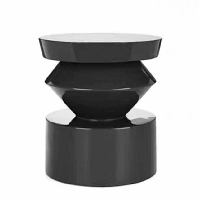 Scandinavian Geometric Cylinder Coffee Table