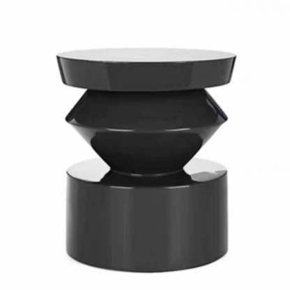 Scandinavian Geometric Cylinder Coffee Table