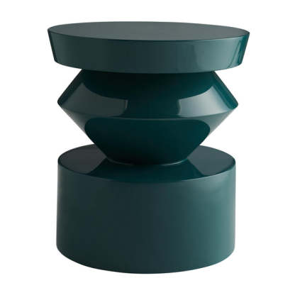 Scandinavian Geometric Cylinder Coffee Table