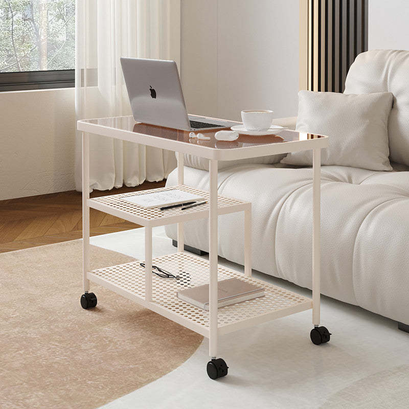 Black minimalist end 3-tier end & side tables