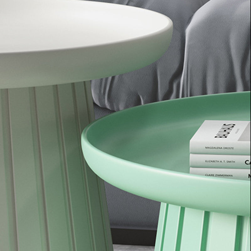Scandinavian Mushroom Plastic Pedestal Coffee Table