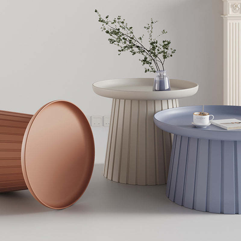 Scandinavian Mushroom Plastic Pedestal Coffee Table