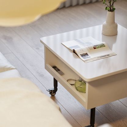 Japanese Solid Wood Extendable Coffee Table