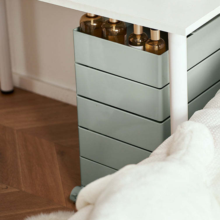 Nordic Rotating 5-Tier Rolling End Table