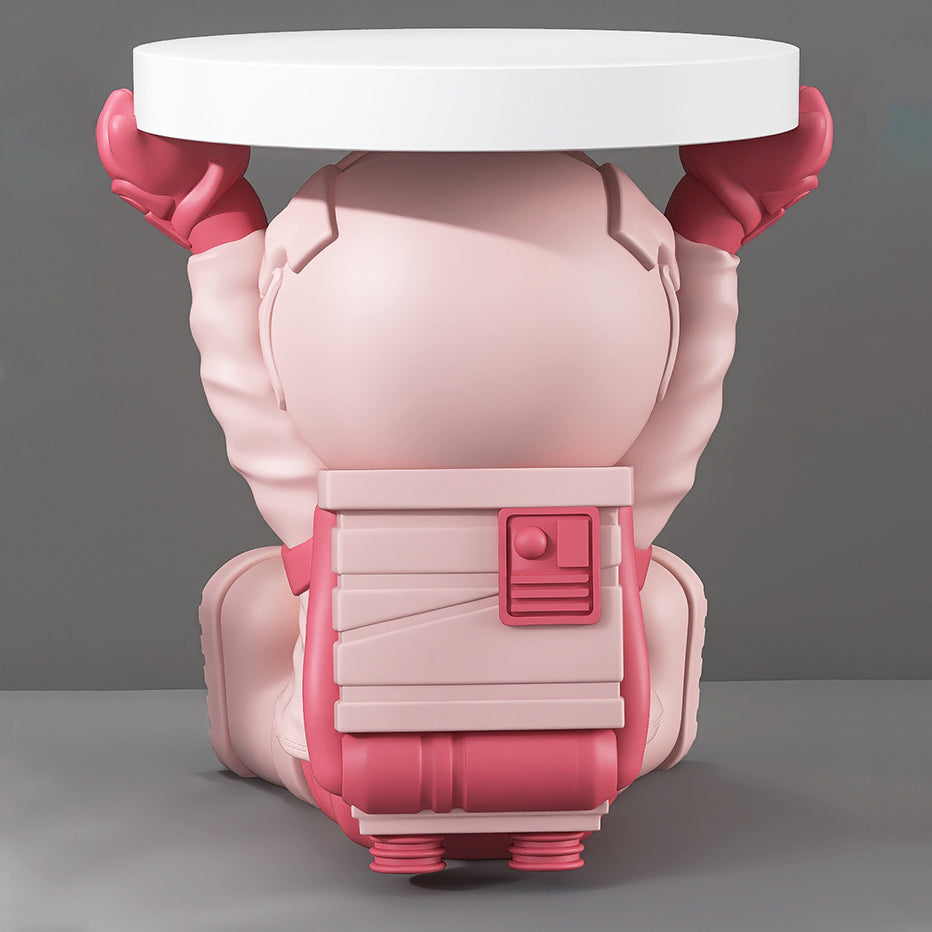 Fir Board Elephant Resin Side Table