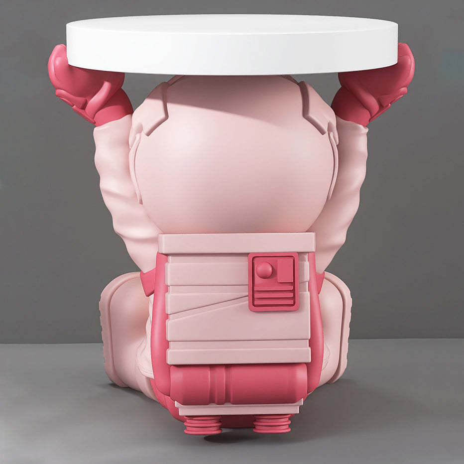 Fir Board Elephant Resin Side Table