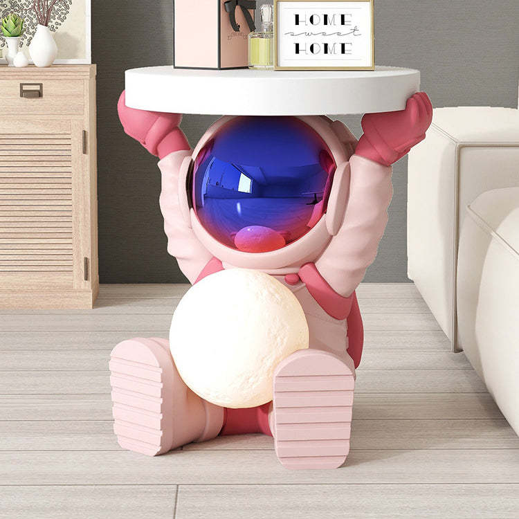 Fir Board Elephant Resin Side Table
