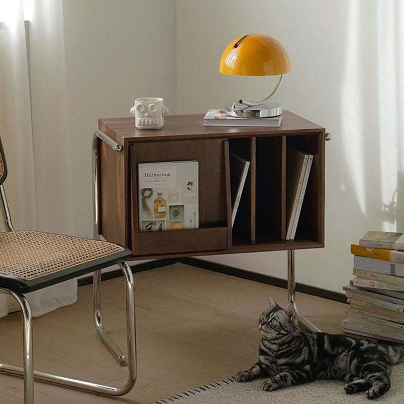 Lighom traditional solid end wood end & side tables — Walnut
