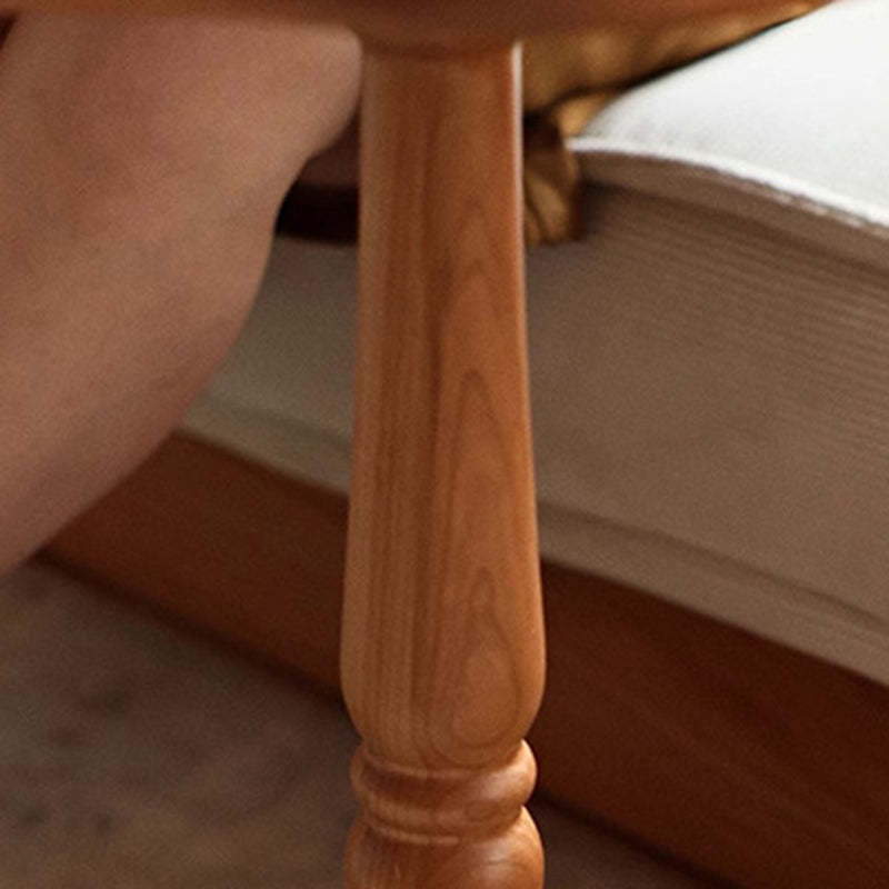 Japanese Cherry Wood Flower Coffee Table