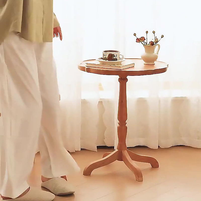 Traditional flower cherry coffee tables in wood