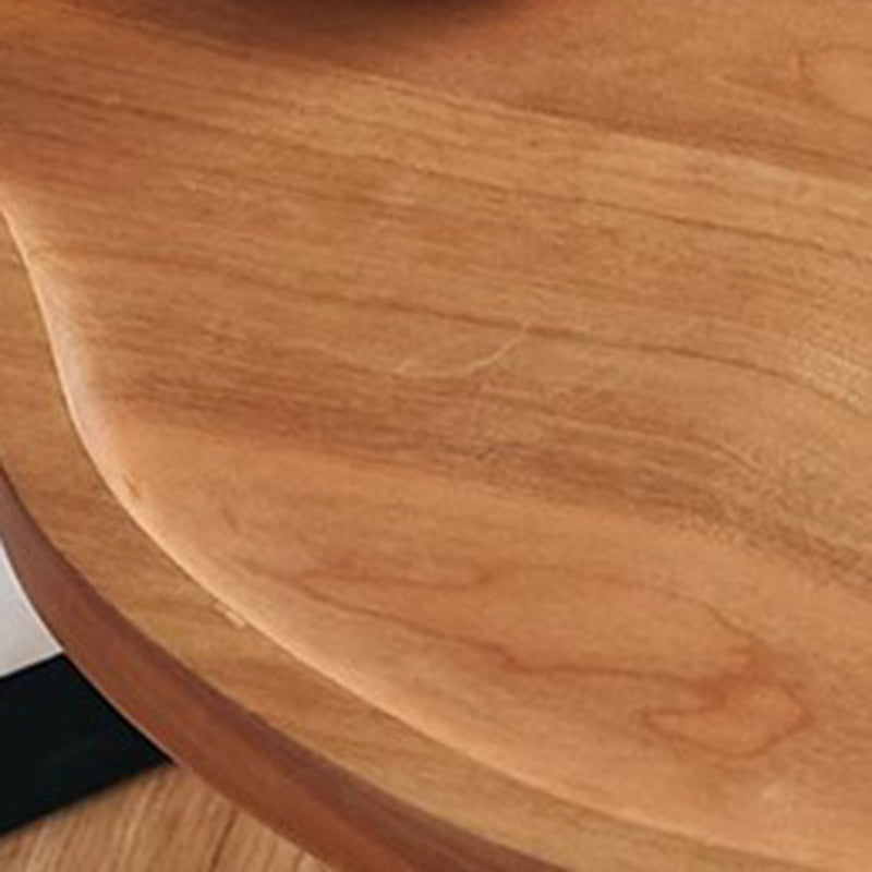Japanese Cherry Wood Flower Coffee Table