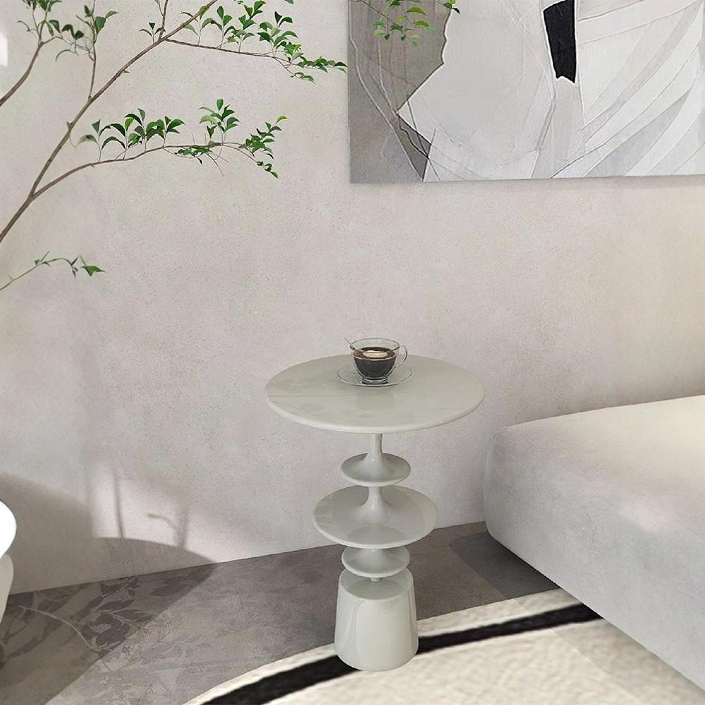 Nordic Round-Top Side Table