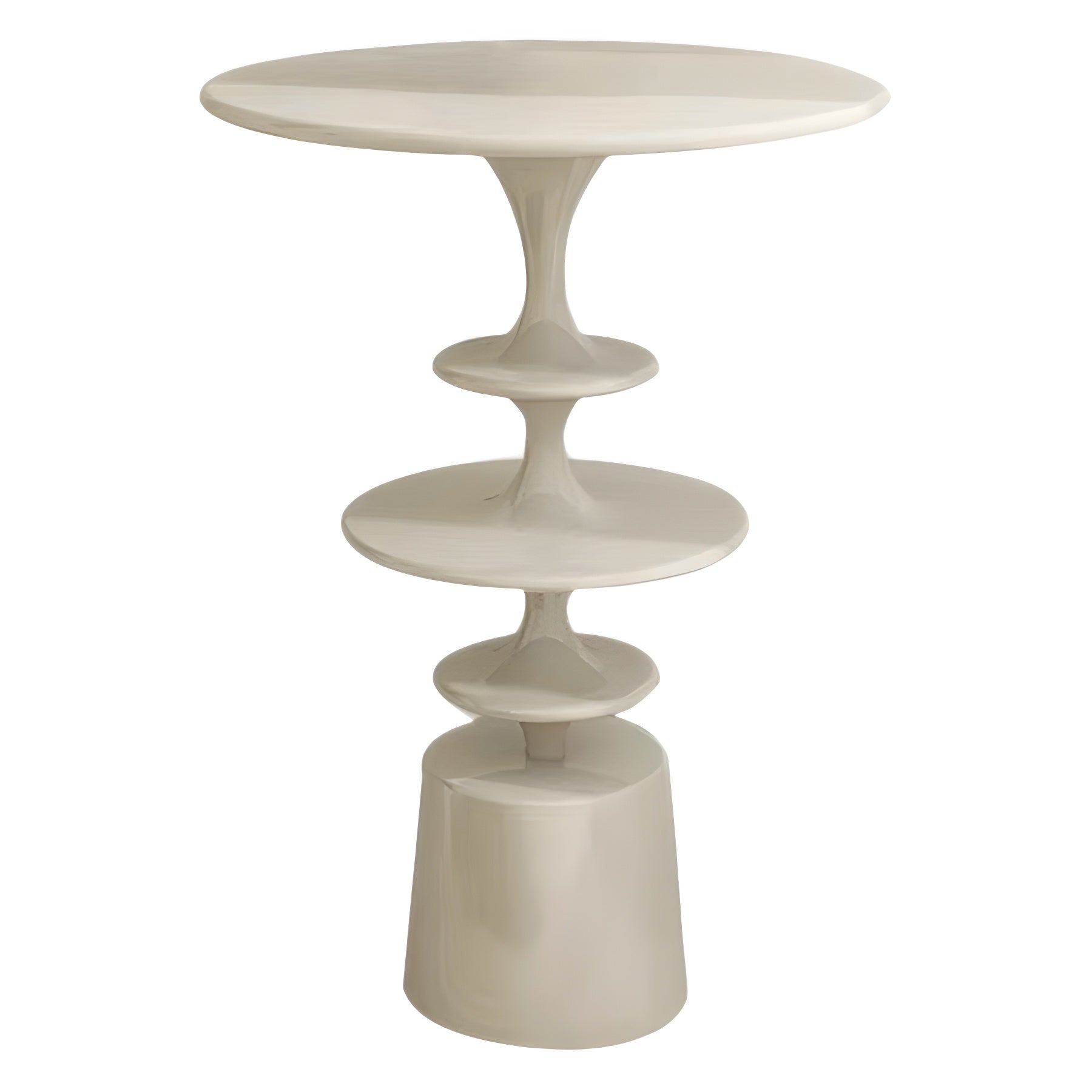 Nordic Round-Top Side Table
