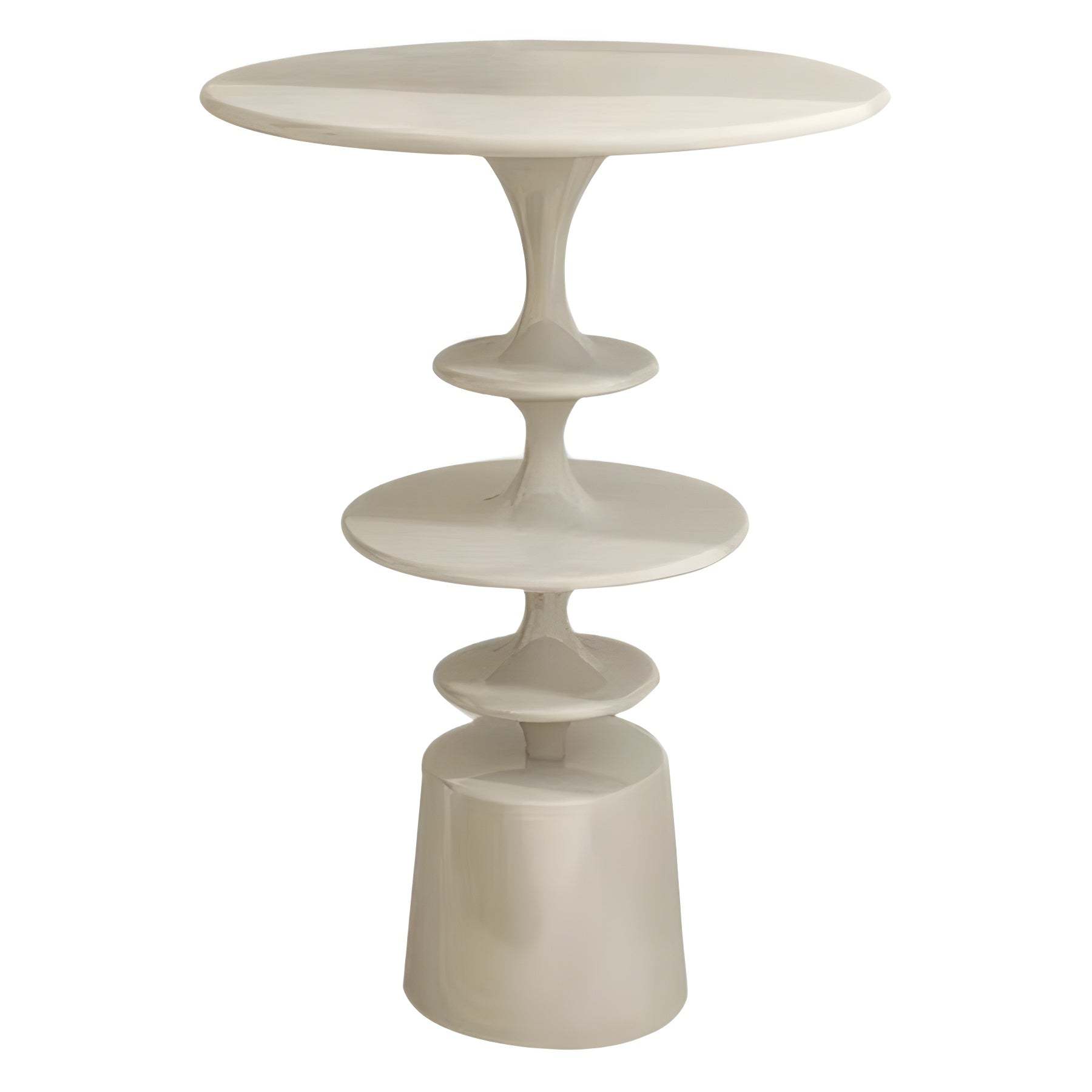 Nordic Round-Top Side Table