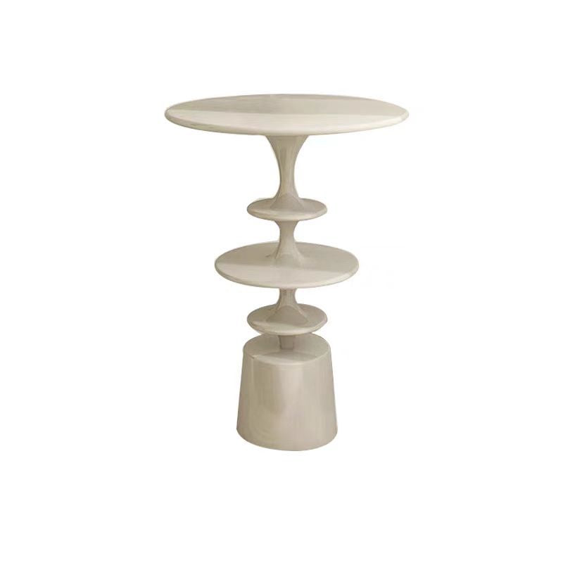 Nordic Round-Top Side Table