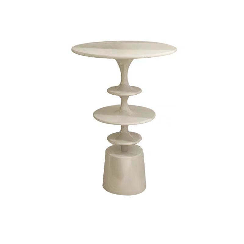 Nordic Round-Top Side Table
