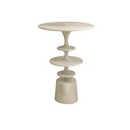 Nordic Round-Top Side Table