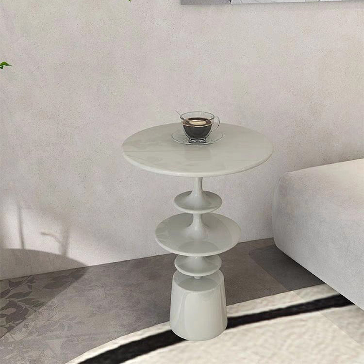 Nordic Round-Top Side Table