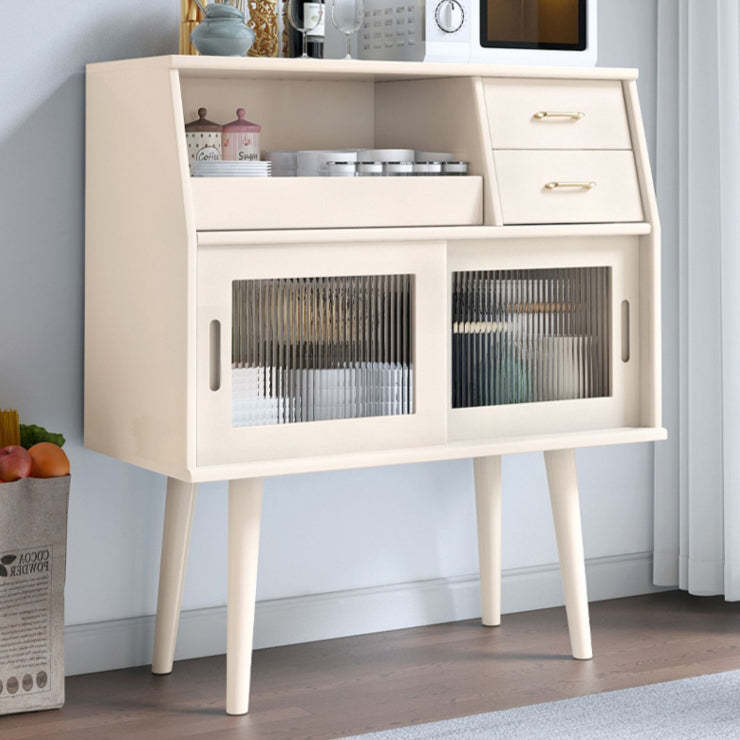 Japanese Wood Sideboard 2-Drawer
