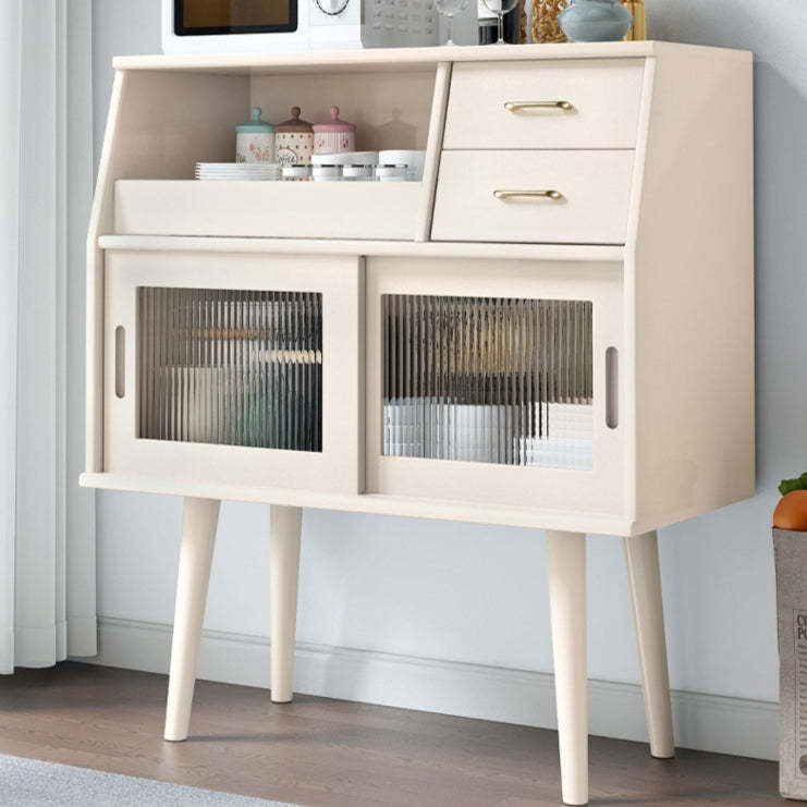 Japanese Wood Sideboard 2-Drawer