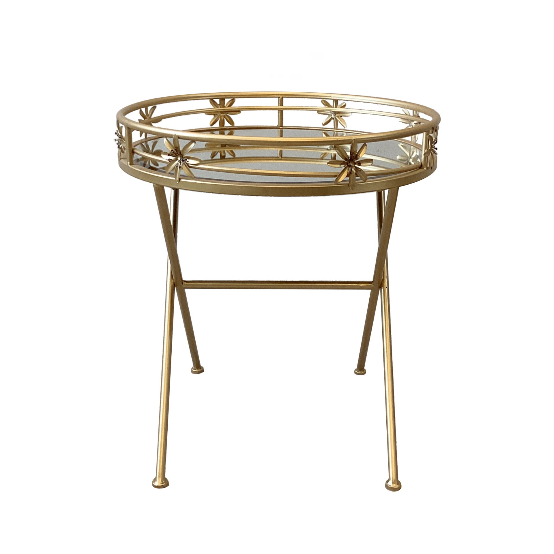Luxury Geometry Hollow Iron Coffee Table