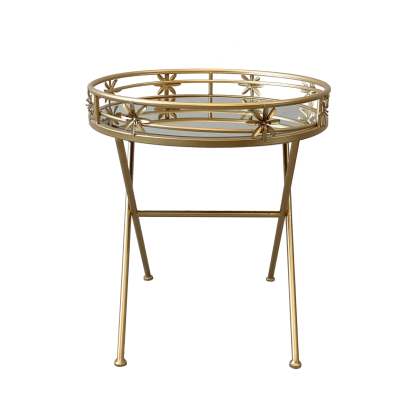 Luxury Geometry Hollow Iron Coffee Table