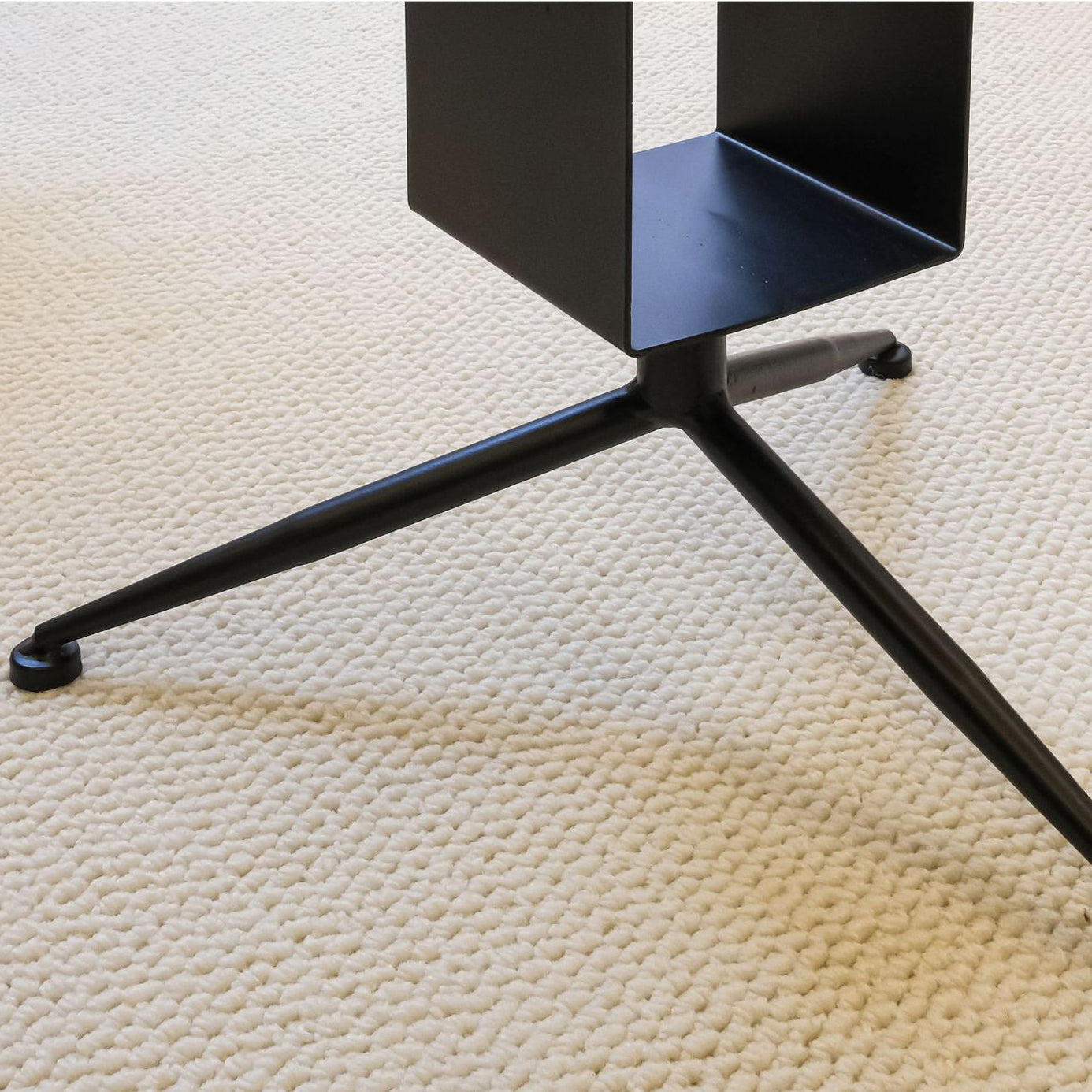 Nordic Glass Iron Tripod End Table