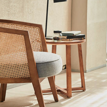 Wood traditional ash end & side tables