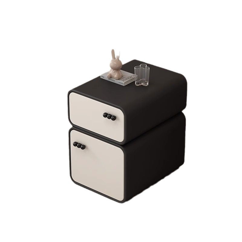 Scandinavian Solid Wood 2-Drawer Nightstand