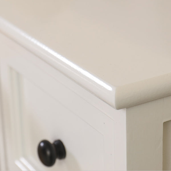Japanese Ultra-Thin Solid Wood 2-Drawer Nightstand