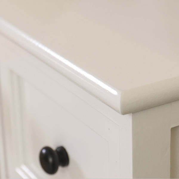 Japanese Ultra-Thin Solid Wood 2-Drawer Nightstand