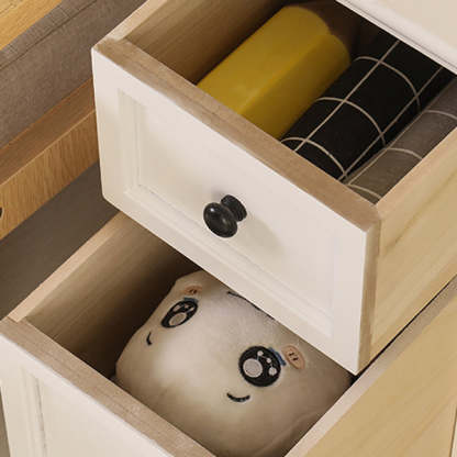Japanese Ultra-Thin Solid Wood 2-Drawer Nightstand