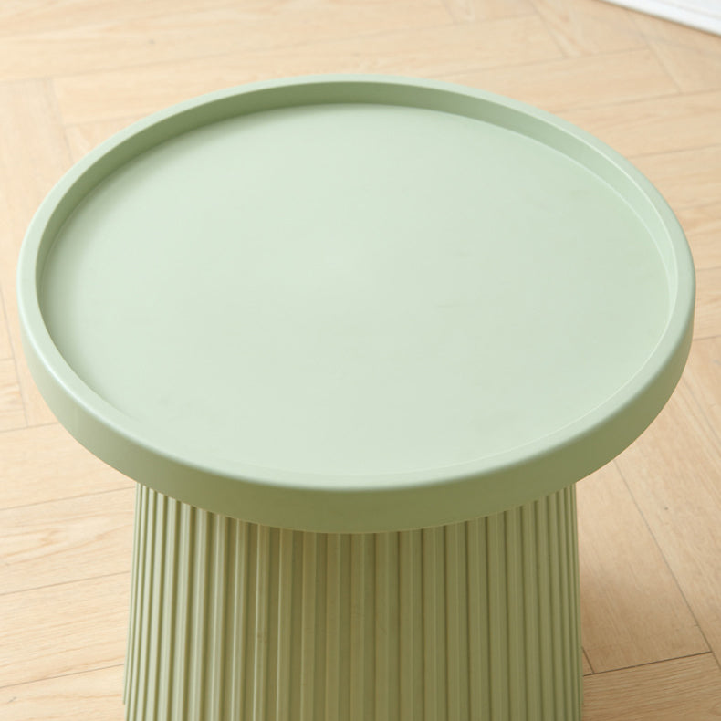 Scandinavian Macaron Plastic Tray Coffee Table — Orange