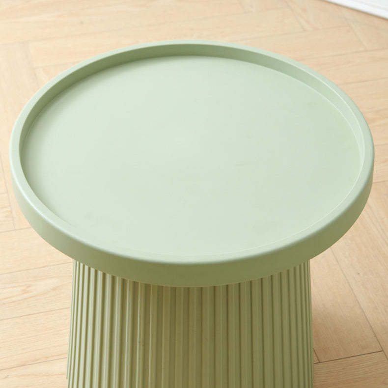 Scandinavian Macaron Plastic Tray Coffee Table — Orange