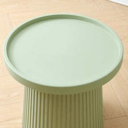 Scandinavian Macaron Plastic Tray Coffee Table — Orange