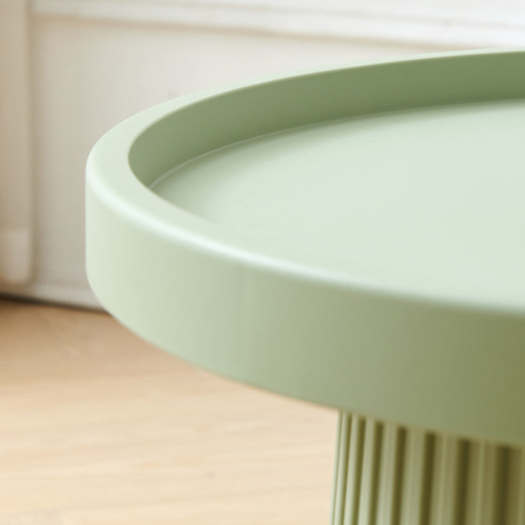 Scandinavian Macaron Plastic Tray Coffee Table — Dark Blue