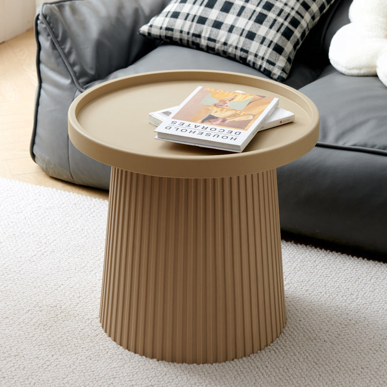 Scandinavian Macaron Plastic Tray Coffee Table — Blue