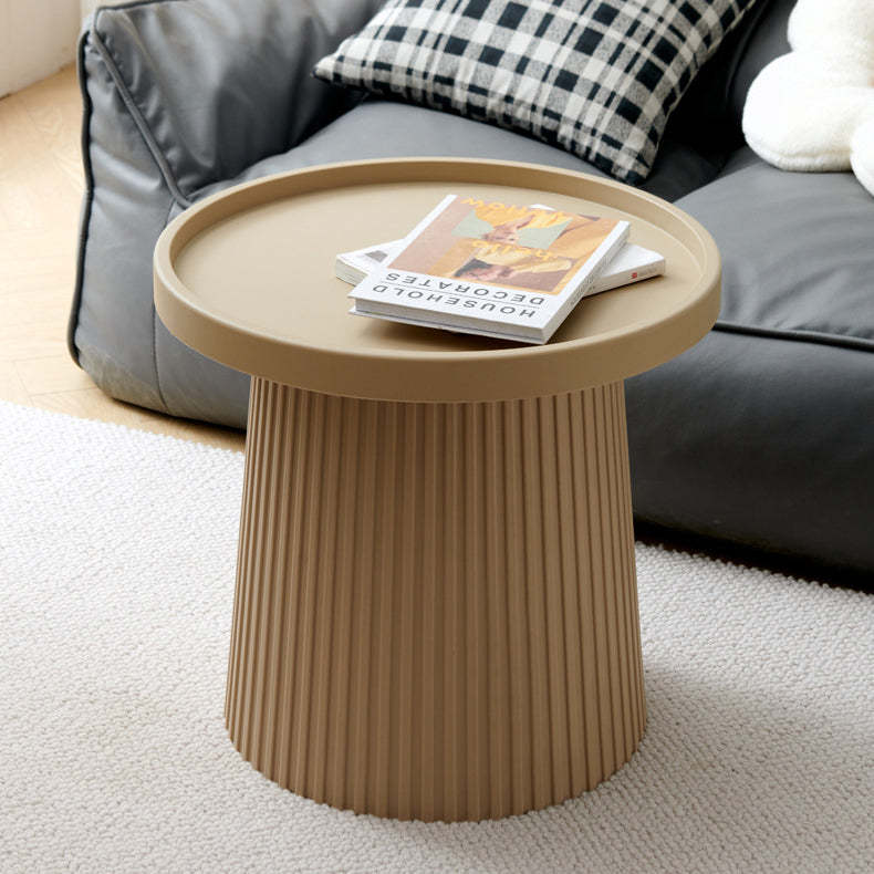 Scandinavian Macaron Plastic Tray Coffee Table — Blue