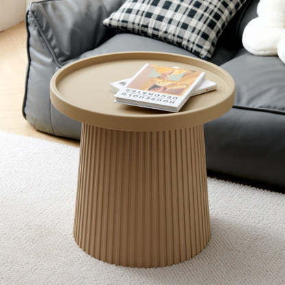 Scandinavian Macaron Plastic Tray Coffee Table — Blue