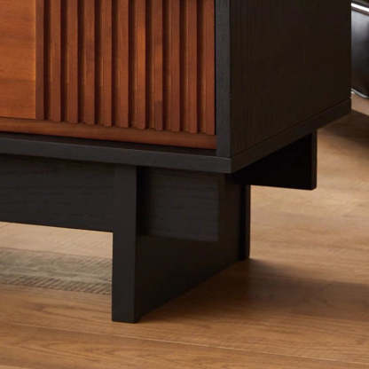French Solid Wood Narrow 3-Drawer Console Table