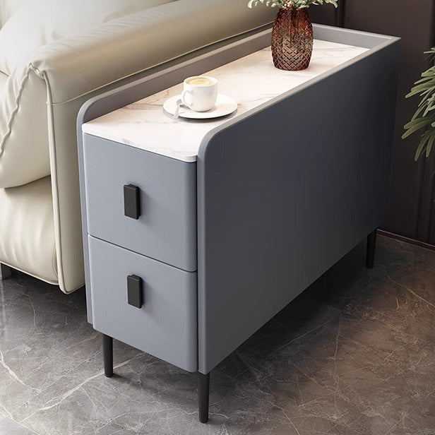 Contemporary Sintered Stone Nightstand